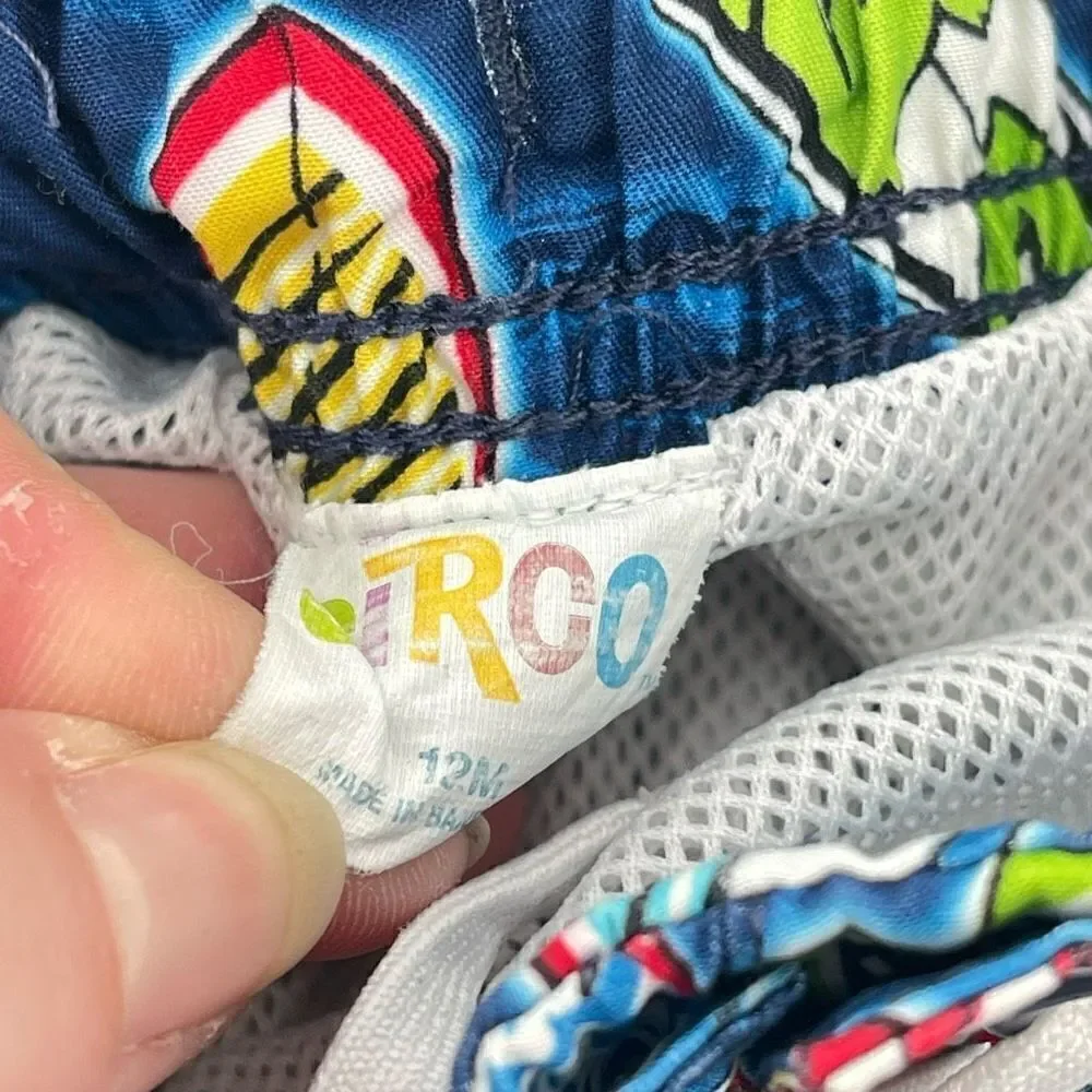 Circo Aqua Leisure swim set trunks bottoms gash guard top 12 months 18-24 months